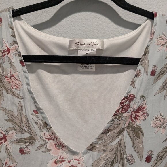 Paisley Vine Sleeveless Dress - Medium - Picture 6 of 9